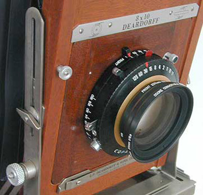 Deardorff camera with Cooke XVa lens